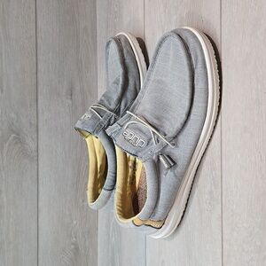 Hey Dude Mens Wally Free Ash Loafer Slip on shoes sz 13